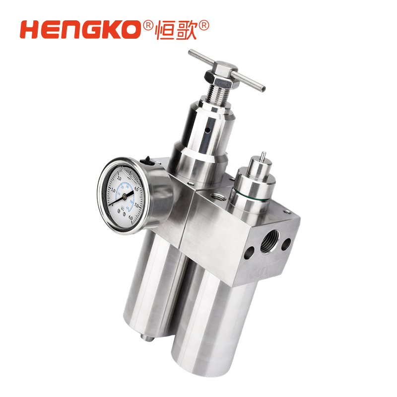 不銹鋼氣源處理器三聯(lián)件在超高純電子特氣系統(tǒng)的應(yīng)用！